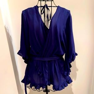 Thread Story Royal Blue, L, Top, NWT